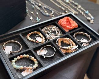 Lovely collection of jewelry, costume, Brighton and others. Bracelets, Necklaces - worth a look!