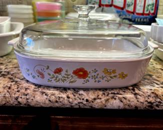 Vintage Corningware with tall lid