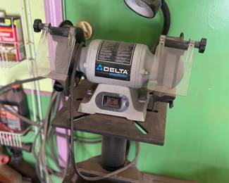 Delta stand alone grinder with light