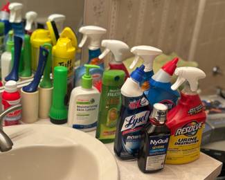 Cleaning supplies