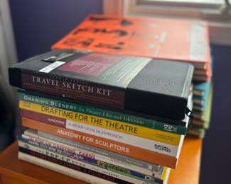 Travel sketch set, books