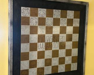 Marvel chess set
