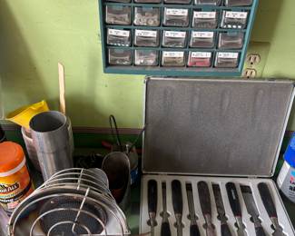 Chisel set, heater, nuts/bolts
