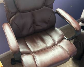 Leather desk chair