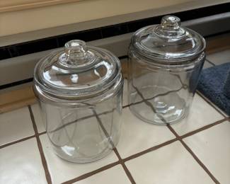 Glass storage containers