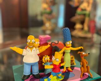Simpsons living room display