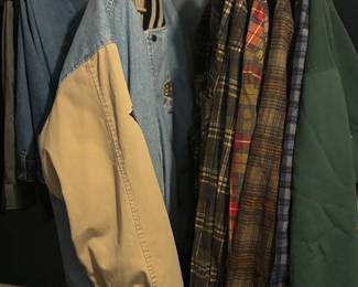 Mens disney jacket, shirts