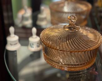 Depression glass dish