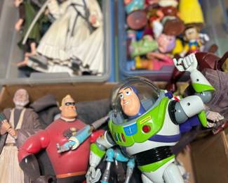 Buzz Lightyear and other vintage toys