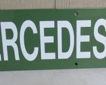 Porcelain Street Sign