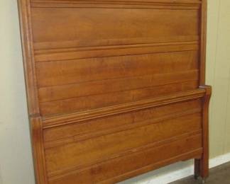 Antique Tall Bed w/Rails