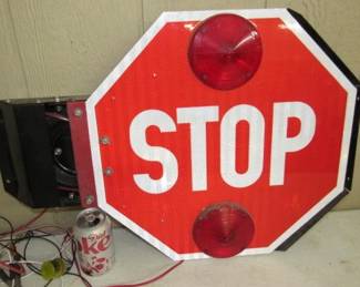 School Bus STOP Sign