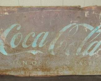 Metal Coca Cola Sign