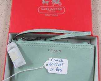 Coach Wristlet in Box