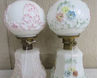 Antique Miniature Oil Lamps