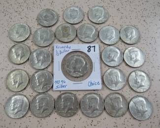 40% Silver Kennedy Half Dollars