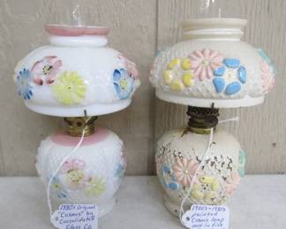 Antique Miniature Oil Lamps