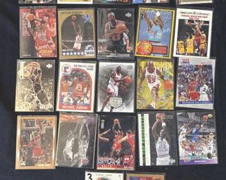 Lot # : 256z - Group of 22 Michael Jordan basketball cards
