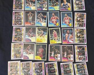 Lot # : 258z - Group of 1981 Topps basketball cards
