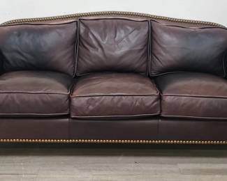 Lot # : 353 - Leathercraft Inc., sofa
