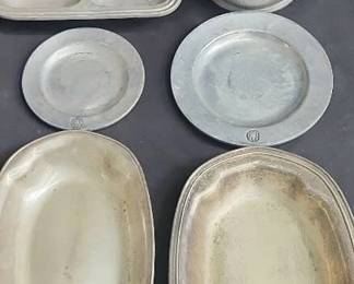 Lot # : 430j - Lot of 6 metallic dishware
