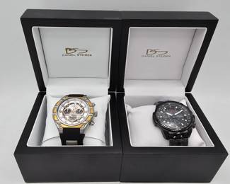 Lot # : 170 - Pair of new Daniel Steiger men's wristwatches in original packaging
