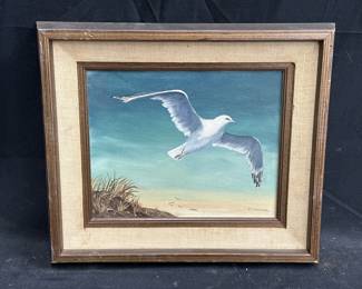 Lot # : 532 - Signed framed R. Cooper oil on canvas
