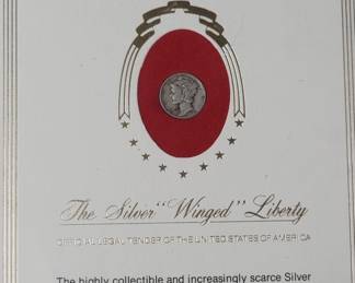 Lot # : 527 - The silver winged liberty dime
