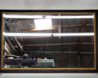 Lot # : 317 - Large beveled wall mirror
