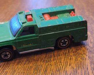 Lot # : 7y - Vintage Hot Wheels 1974 redline green truck
