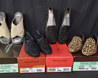 Lot # : 465 - Group of Donald Pliner shoes (4 pair)
