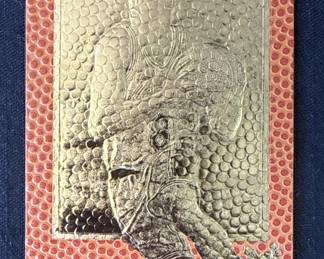 Lot # : 262z - Kobe Bryant SkyBox 23kt gold basketball card
