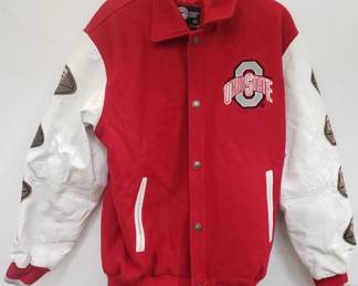 Lot # : 523 - Ohio state varsity jacket
