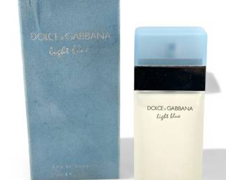 Lot # : 316a - Dolce & Gabbana Light Blue perfume .84oz
