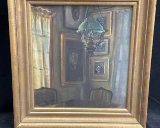 Lot # : 543 - framed signed dated oil on canvas
