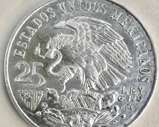 Lot # : 484 - 1968 .720 silver Mexico City Olympics
