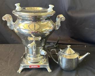 Lot # : 432z - Crispa electric samovar & teapot
