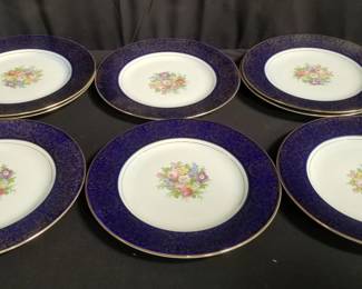 Lot # : 355 - 8 piece Homer Laughlin porcelain plates
