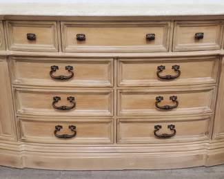 Lot # : 82 - Bernhardt stone-top dresser

