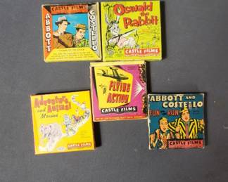 Lot # : 525 - Five vintage 8 mm film movies
