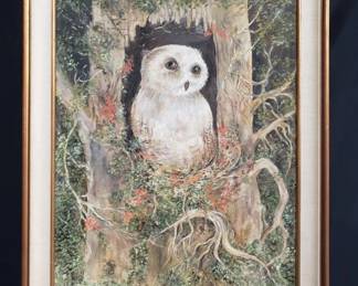 Lot # : 409 - Signed oil painting on canvas
