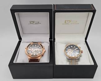 Lot # : 172 - Pair of Daniel Steiger men's new 45 & 48mm

