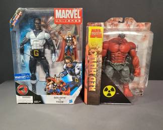 Lot # : 143 - Pair of marvel action figures
