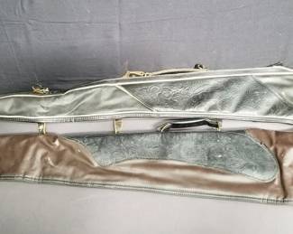Lot # : 78 - Pair of leather rifle bags
