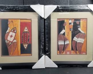 Lot # : 321 - Pair of ethnic prints
