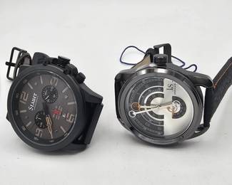 Lot # : 167 - Pair of men's watches including Joshua & Sons
