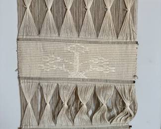 Boho woven wall art
