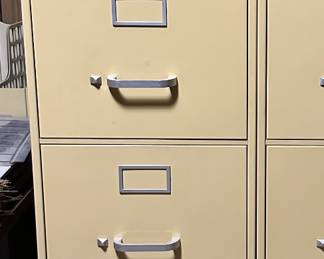 yellow file cabinet