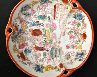 Japanese hand painter plate