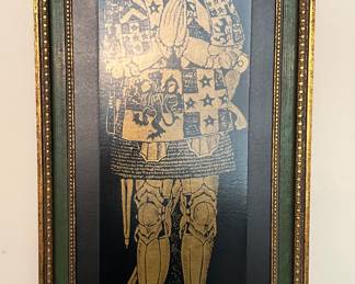 brass rubbing of Sir Ralph Verney